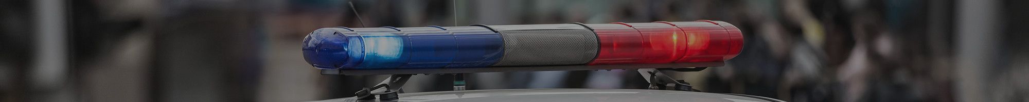 Police car banner